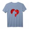 German Shepherd Love Valentinstag T-Shirt – Deutscher Schäferhund Herz Geschenk für Hundemama & -Papa zum Valentinstag