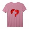 German Shepherd Love Valentinstag T-Shirt – Deutscher Schäferhund Herz Geschenk für Hundemama & -Papa zum Valentinstag