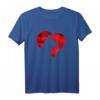 German Shepherd Love Valentinstag T-Shirt – Deutscher Schäferhund Herz Geschenk für Hundemama & -Papa zum Valentinstag