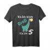 Kinder Dinosaurier T-Shirt zum 5. Geburtstag für Jungen und Mädchen - Lustiges Dino Shirt als Geschenk für Kindergarten, Schule & Geburtstag