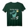 Kinder Dinosaurier T-Shirt zum 5. Geburtstag für Jungen und Mädchen - Lustiges Dino Shirt als Geschenk für Kindergarten, Schule & Geburtstag