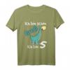 Kinder Dinosaurier T-Shirt zum 5. Geburtstag für Jungen und Mädchen - Lustiges Dino Shirt als Geschenk für Kindergarten, Schule & Geburtstag