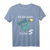 Kinder Dinosaurier T-Shirt zum 5. Geburtstag für Jungen und Mädchen - Lustiges Dino Shirt als Geschenk für Kindergarten, Schule & Geburtstag