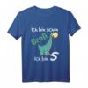 Kinder Dinosaurier T-Shirt zum 5. Geburtstag für Jungen und Mädchen - Lustiges Dino Shirt als Geschenk für Kindergarten, Schule & Geburtstag