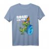 Kinder T-Rex Dinosaurier T-Shirt zum 6. Geburtstag – Cooles Geschenk für Jungen und Mädchen mit ROAR! Design