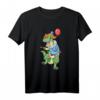 T-Rex Clown Kostüm Kinder T-Shirt für Karneval, Fasching & Zirkus - Lustiges Dino Kinder T-Shirt für Mottoparty, Geburtstag & Gruppenkostüme