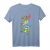 T-Rex Clown Kostüm Kinder T-Shirt für Karneval, Fasching & Zirkus - Lustiges Dino Kinder T-Shirt für Mottoparty, Geburtstag & Gruppenkostüme