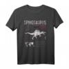 Spinosaurus Dinosaurier Fakten T-Shirt für Herren Damen und Kinder – Wissenschaftliches Design mit Spaß Fakten im Distressed-Stil
