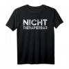 Nicht Therapierbar T-Shirt – Lustiges schwarzes Humor Shirt als Geschenkidee für Geburtstag, Freunde & Familie