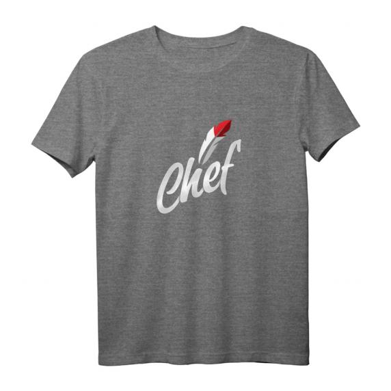 Chef mit Häuptling-Feder T-Shirt – Originelles Firmen- und Bürogift für Vorgesetzte, Chefs & Teamleiter zu Geburtstag, Weihnachten, Beförderung oder Pensionierung