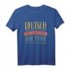 Deutsch ist wichtig aber Mathe ist wichtigerer Lehrer T-Shirt – Lustiges Schulshirt für Matheliebhaber, Lehrer und Studenten