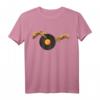 Michelangelo DJ Creation Of Adam Hands Art Vinyl-Schallplatte T-Shirt – Perfekt für Musik-, Kunst- und 90er Jahre Nostalgie-Liebhaber