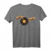 Michelangelo DJ Creation Of Adam Hands Art Vinyl-Schallplatte T-Shirt – Perfekt für Musik-, Kunst- und 90er Jahre Nostalgie-Liebhaber