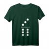 Damen Fasching & Karneval - 3/6 Domino Stein Kostüm T-Shirt mit V-Ausschnitt – Perfekt für Gruppenkostüm, Partnerlook & JGA