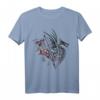 Fantasy Drachen Flügel Flagge Tribal Tattoo T-Shirt – Für Fantasy Fans, Ritter, Gothic, Märchen & Rollenspiel, Geschenkidee für Freunde & Familie