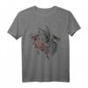 Fantasy Drachen Flügel Flagge Tribal Tattoo T-Shirt – Für Fantasy Fans, Ritter, Gothic, Märchen & Rollenspiel, Geschenkidee für Freunde & Familie