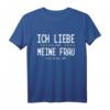 Ich liebe es wenn meine Frau mich zocken läßt - Lustiges Gamer T-Shirt mit Retro Pixel Design für Zocker, Gamer Girls & Boys, perfekt als Geschenk zu Weihnachten & Geburtstag
