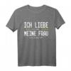Ich liebe es wenn meine Frau mich zocken läßt - Lustiges Gamer T-Shirt mit Retro Pixel Design für Zocker, Gamer Girls & Boys, perfekt als Geschenk zu Weihnachten & Geburtstag