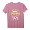 Damen Geschenk zur Goldenen Hochzeit 2021 - Beste Ehefrau seit 1971 T-Shirt, Partnerlook & Jubiläumsgeschenk für 50 Jahre Ehe