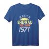 Damen Geschenk zur Goldenen Hochzeit 2021 - Beste Ehefrau seit 1971 T-Shirt, Partnerlook & Jubiläumsgeschenk für 50 Jahre Ehe