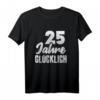 Silberne Hochzeit 25 Jahre Ehefrau Geschenk T-Shirt – Lustiges Jubiläumsdesign für Paare, Männer & Frauen