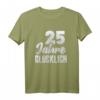 Silberne Hochzeit 25 Jahre Ehefrau Geschenk T-Shirt – Lustiges Jubiläumsdesign für Paare, Männer & Frauen
