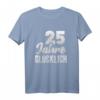 Silberne Hochzeit 25 Jahre Ehefrau Geschenk T-Shirt – Lustiges Jubiläumsdesign für Paare, Männer & Frauen