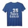 Silberne Hochzeit 25 Jahre Ehefrau Geschenk T-Shirt – Lustiges Jubiläumsdesign für Paare, Männer & Frauen