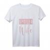 Lustiges Wifey Hochzeits- & Flitterwochen-T-Shirt für Ehefrau – Geschenk für Valentinstag, Hochzeit & Jubiläum