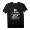 40 Jahre verheiratet T-Shirt mit lustigem Spruch – Originelles Ehegeschenk zum Hochzeitstag für Ehefrau
