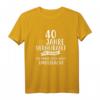 40 Jahre verheiratet T-Shirt mit lustigem Spruch – Originelles Ehegeschenk zum Hochzeitstag für Ehefrau
