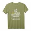 40 Jahre verheiratet T-Shirt mit lustigem Spruch – Originelles Ehegeschenk zum Hochzeitstag für Ehefrau