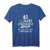 40 Jahre verheiratet T-Shirt mit lustigem Spruch – Originelles Ehegeschenk zum Hochzeitstag für Ehefrau