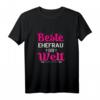 Ehefrau T-Shirt zum HapDeer – Lustiges Geschenk für Jahrestag & Valentinstag, Beste Ehefrau der Welt