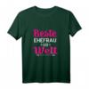 Ehefrau T-Shirt zum HapDeer – Lustiges Geschenk für Jahrestag & Valentinstag, Beste Ehefrau der Welt