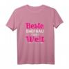 Ehefrau T-Shirt zum HapDeer – Lustiges Geschenk für Jahrestag & Valentinstag, Beste Ehefrau der Welt
