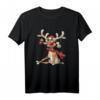 Lustiges Rentier Weihnachts T-Shirt für Damen und Herren – Perfektes Familiengeschenk & Partnerlook zu Weihnachten
