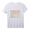 Veilchenhochzeit Glücklich Verheiratet 2008 - 13. Hochzeitstag T-Shirt für Paare, Partner & Schwiegereltern