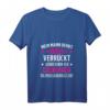 Damen T-Shirt mit Spruch 'Mein Mann Denkt Ich Bin Verrückt' - Lustiges Ehefrau Shirt mit V-Ausschnitt, perfektes Geschenk für humorvolle Frauen