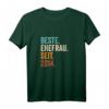 Beste Ehefrau Seit 2014 - 9. Hochzeitstag T-Shirt, personalisiertes Geschenk für Frau, Ehefrau, Gattin, Retro Vintage Design