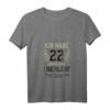 Damen 22 Jahre verheiratet Bronzehochzeit T-Shirt mit V-Ausschnitt – Ironisches Geschenk zum 22. Hochzeitstag für Ehemann & Ehefrau