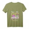 Hochzeitstag Geschenk für Frauen - Damen T-Shirt mit V-Ausschnitt zum 35. Ehejahr, perfekte Ehefrau Geschenke zum Jahrestag