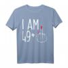 Ich bin 49 plus 1 Mittelfinger - Lustiges 50. Geburtstag Damen T-Shirt für Frauen, Ehemänner & Familie