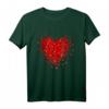 Rotes Liebes-Herz Grafik T-Shirt für Valentinstag - Niedliches, cooles Geschenk für Damen, Herren, Kinder & Familie