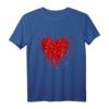 Rotes Liebes-Herz Grafik T-Shirt für Valentinstag - Niedliches, cooles Geschenk für Damen, Herren, Kinder & Familie