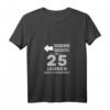 Damen Silberhochzeit 25 Jahre Geschenk T-Shirt mit V-Ausschnitt – Lustiges Jubiläums-Shirt für Ehemann & Ehefrau zum 25. Hochzeitstag