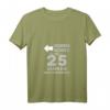 Damen Silberhochzeit 25 Jahre Geschenk T-Shirt mit V-Ausschnitt – Lustiges Jubiläums-Shirt für Ehemann & Ehefrau zum 25. Hochzeitstag