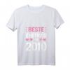 Damen Geschenk zur Rosenhochzeit 2020 - Beste Ehefrau seit 2010 T-Shirt mit V-Ausschnitt, lustiges Partnerlook Outfit & Jahrestagsgeschenk