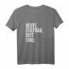 Beste Ehefrau Seit 1990 - 34. Hochzeitstag T-Shirt für Frauen, Retro Vintage Design, Jubiläumsgeschenk zum 34. Ehejahr