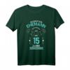 15. Ehejahre Kristallhochzeit T-Shirt - Geschenkidee für Partner, Ehemann & Ehefrau zum 15. Hochzeitstag & Rosenhochzeit